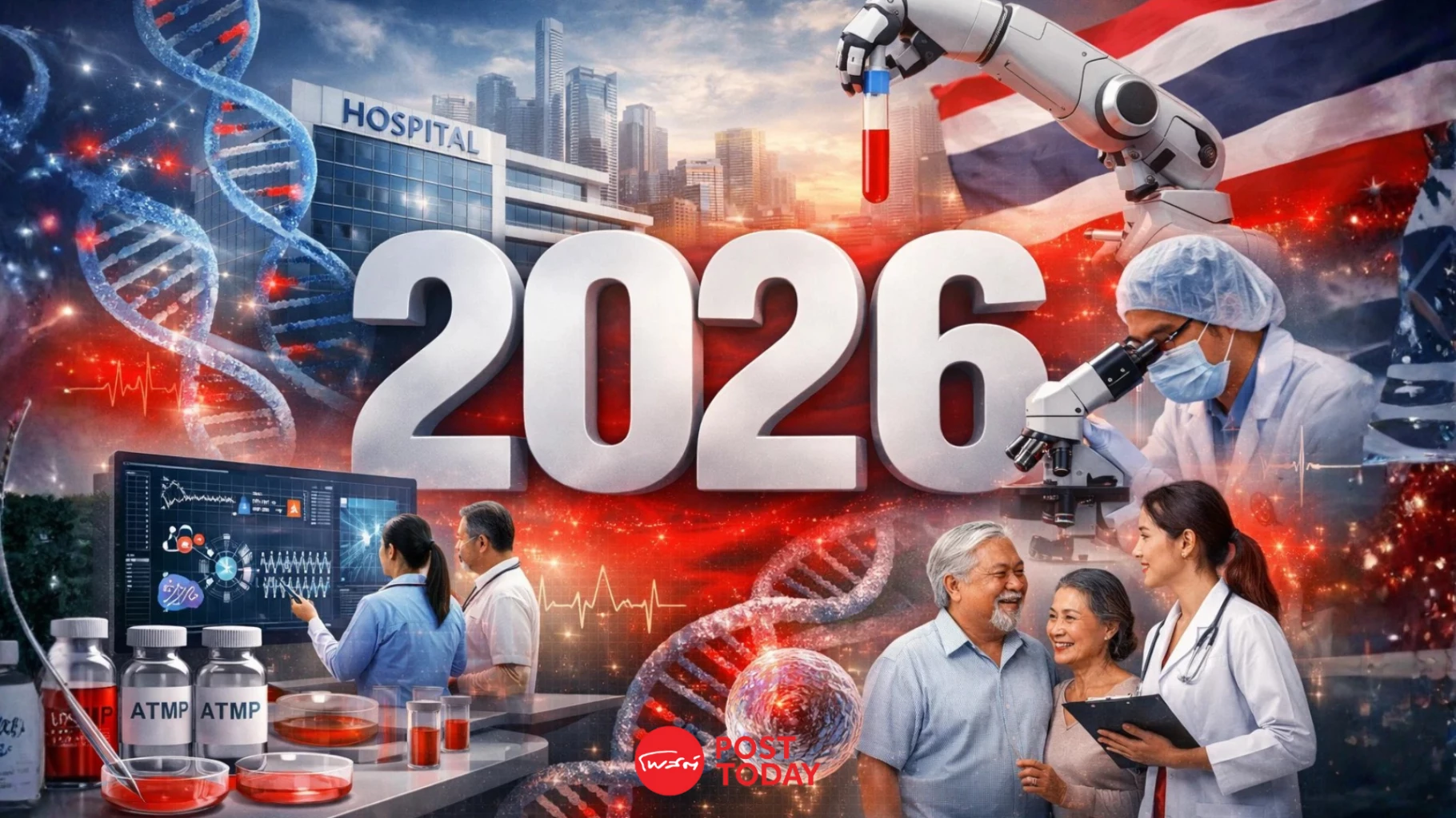 จับตาการแพทย์ไทยปี 2026 จีโนมิกส์-CAR-T เซลล์ ดันไทยสู่ศูนย์กลางนวัตกรรมสุขภาพ